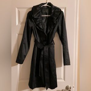 Tahari dress coat.  Size XS black